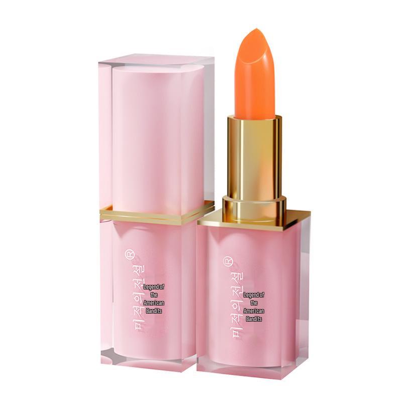 Meikou Legend: Red Cherry Color-Changing Lipstick - Smudge-Proof, Long-Lasting, Healthy Balm for Personalized Shades