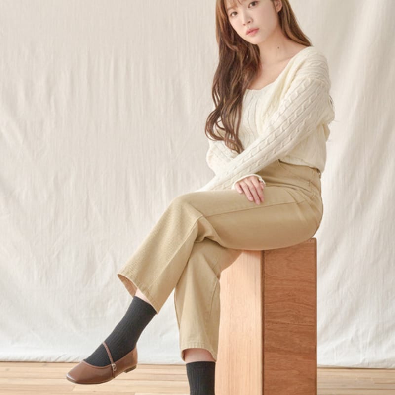 Lululela Daily Mid Calf Socks (5 Pairs) (10 Colors)