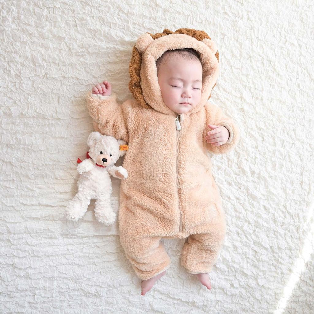 Mocmof Baby Plush Wolf Size 70 Clothes, Children's Clothes, Suit, Baby, 622-474190, (WOL),