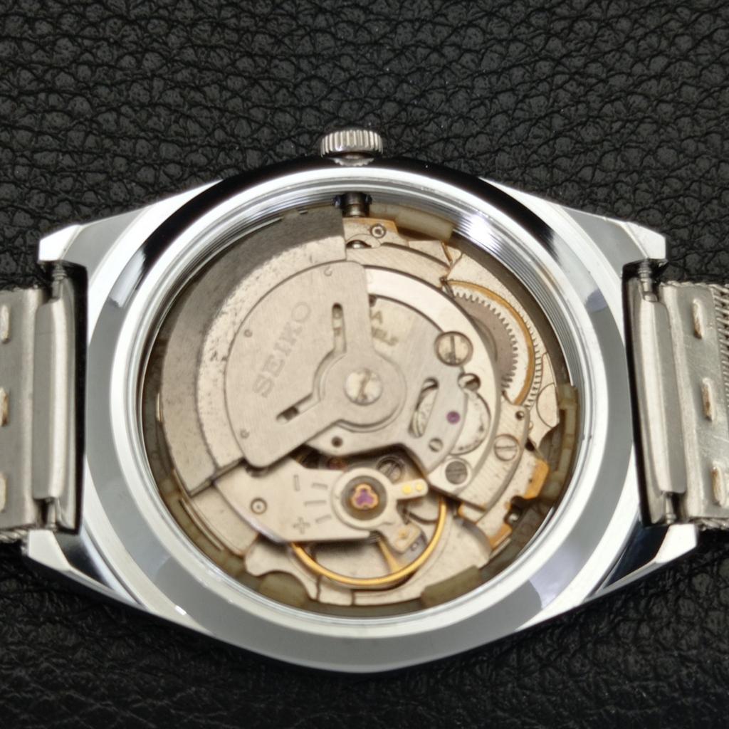 VINTAGE REFURBISHED SEIKO 5 AUTOMATIC 6309A JAPAN MENS BLACK WATCH A441394-5 Sk-a441394