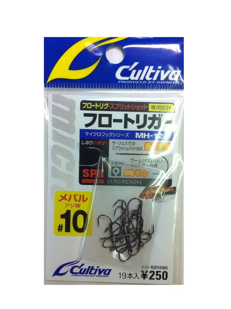 OWNER 11653 MH-12 Float Trigger Hook 10 Fishing Hooks