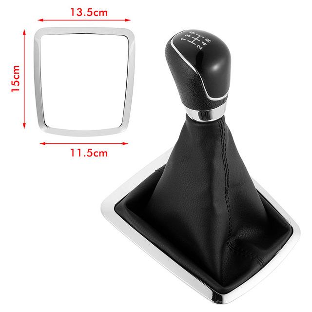 5/6 Speed Car Styling Gear Shift Knob Collar Gaiter Boot Case For Ford Focus 2 MK2 FL MK3 MK4 MK7 Mondeo Galaxy Fiesta