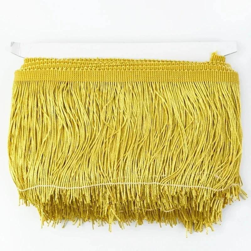 5M Meetee Polyester Tassel Fringes 10-30cm Lace Trim Ribbon for Dress Curtain Decorative Ribbons Fringe Fabric Sewing Accessory
