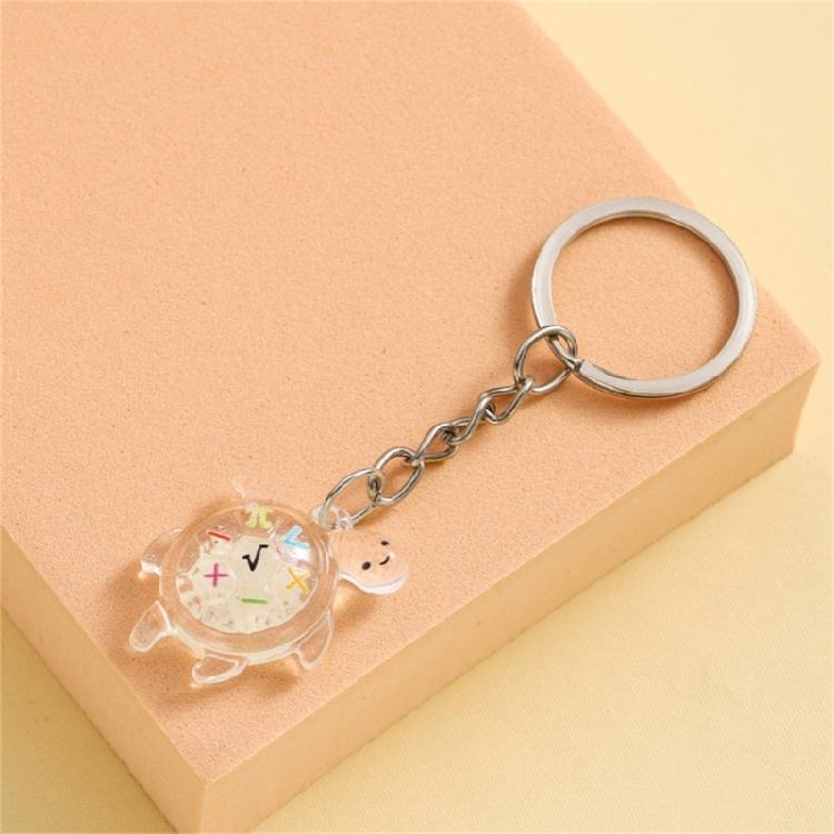 6 Pack Assorted Glowing Turtles Keychains Vibranting Color Easy to Use and Sturdy Materials for All Ages Daily Use