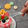 Kitchen Tongs Kitchen Utensils BBQ Tweezer Food Clip Kitchen Chief Tongs Stainless Steel Portable for Picnic Barbecue Cooking