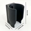 Balcony Hose Holder for Wall Storage In Garage and Wash Space with Wide Curved ABS Bracket for Coiled Hose Rest