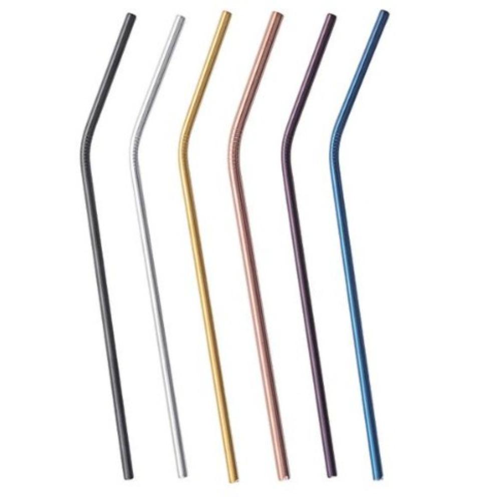 

Homlly Tonii BPA FREE Stainless Steel Straw (5pcs per set) срібний