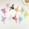 Heart Tag Bow Keychain with Princess Design - DIY Jewelry & Phone Charm