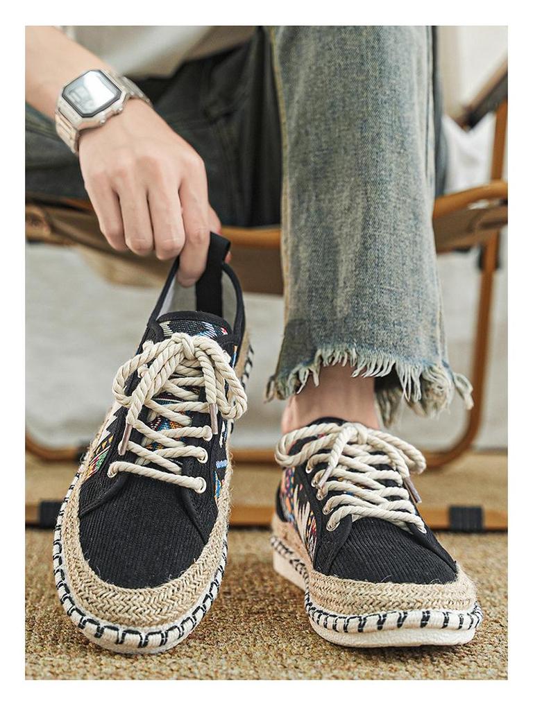 2025 Men's Summer Breathable Slip-On Canvas Sneakers