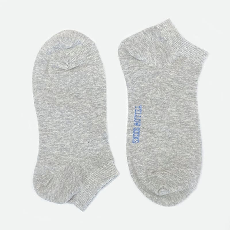 YELLOWSOCKS ANKLE SOCKS BASIC GREY