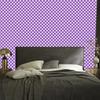 Purple Checkered Wallpaper for Living Room and Bedroom 50x1000