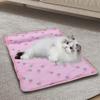 Kühlendes Hundebett Sommerkissenmatte für Hunde Katze Eis-Seide Kühlkissen atmungsaktive Sommer-Haustierkühlmatte Waschbare Schlafmatte
