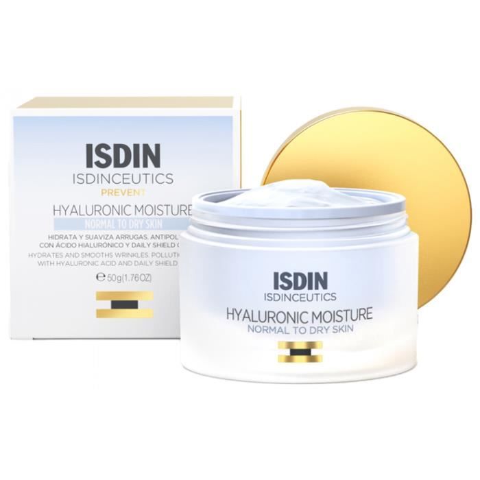 Crème - ISDIN - Isdinceutics - Hyaluronic Moisture - Hydratante - Anti-Âge - 50 g