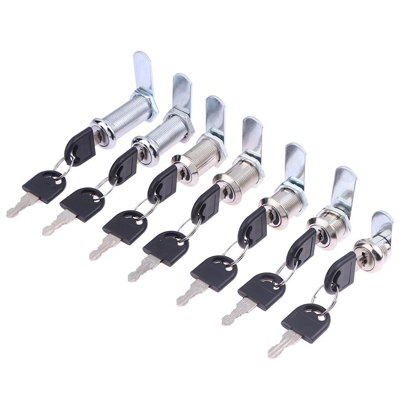 Metal Alloy Cylinder With 2 Keys Security Lock Furniture Cabinet Storage Cabinet Door Lock Desk Cabinet Lock For Home Office