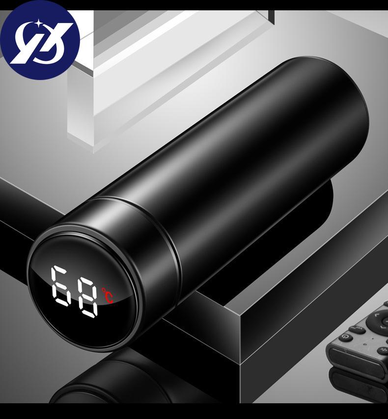 Smart Insulation Cup Touch Temperature Display Men and Women Office Cup 304 Stainless Steel Water Cup Business Gift