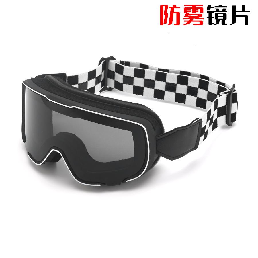 Anti-fog glasses for skiing and outdoor sports, 100% cycling goggles, wind and sand protection, motorcycle Harley helmet goggles