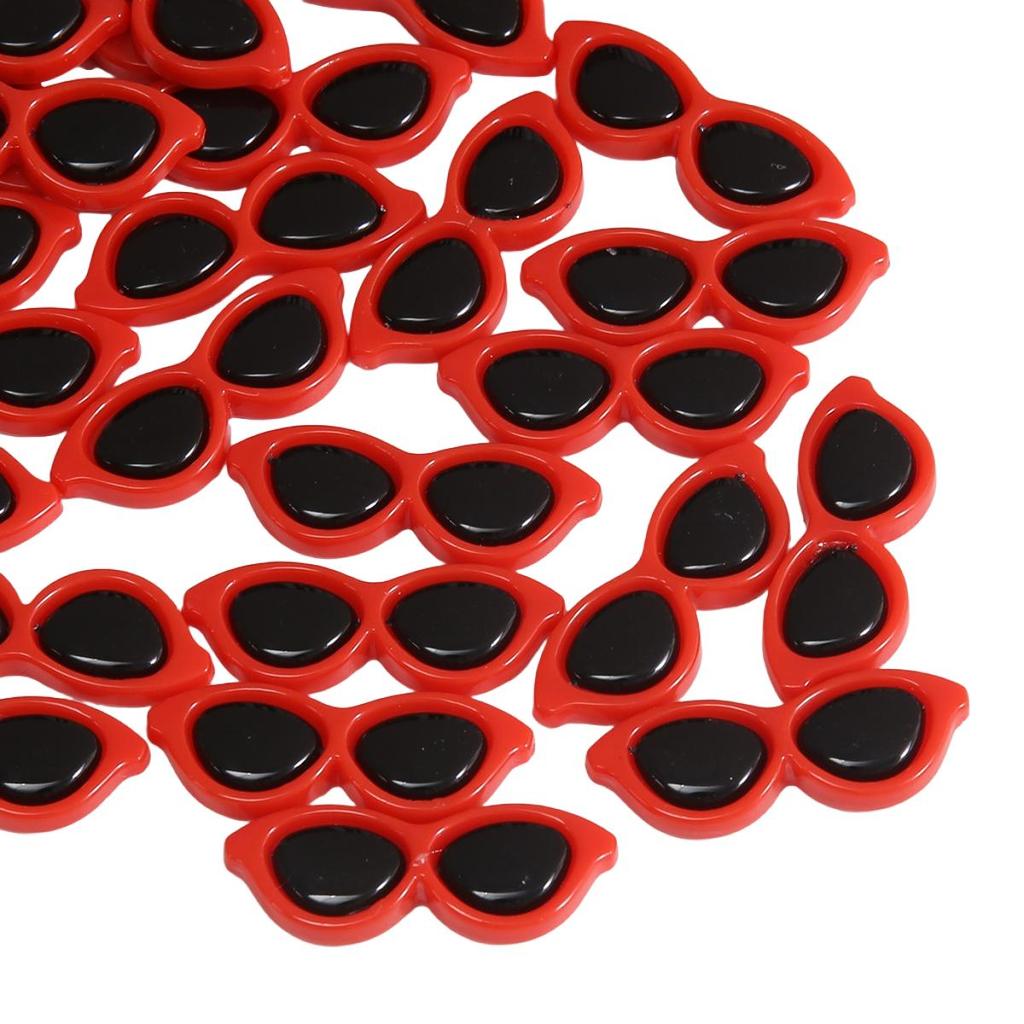 10 Buc. Acrilic Drăguț Cool Circular Ochelari Accesorii DIY