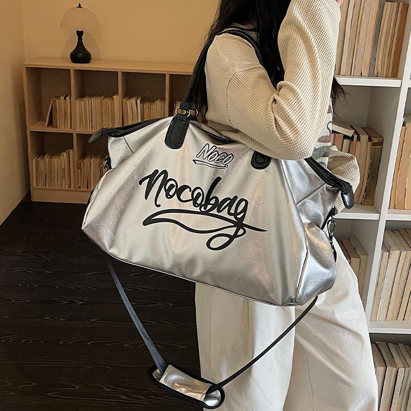 Large Capacity Travel Bag Dry And Wet Separate Letter Gym Bag Sports Bag