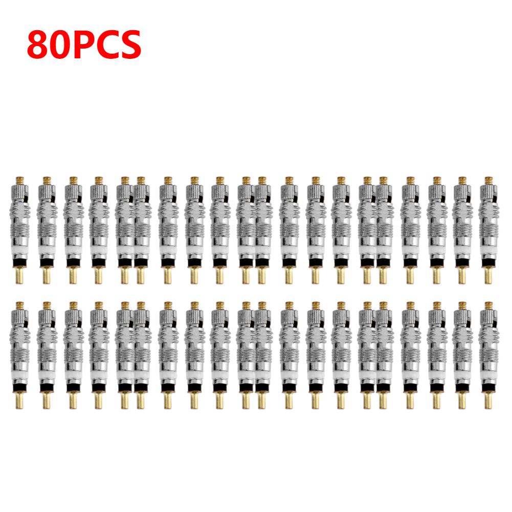 5-1000Pcs Detachable Presta Bicycle Valve Core Replacement Brass CNC FV MTB Road Bike Tire Tubes Service Parts Repair Tools