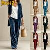 Women's Fashion Casual Autumn Winter Long Sleeve Pants Suits