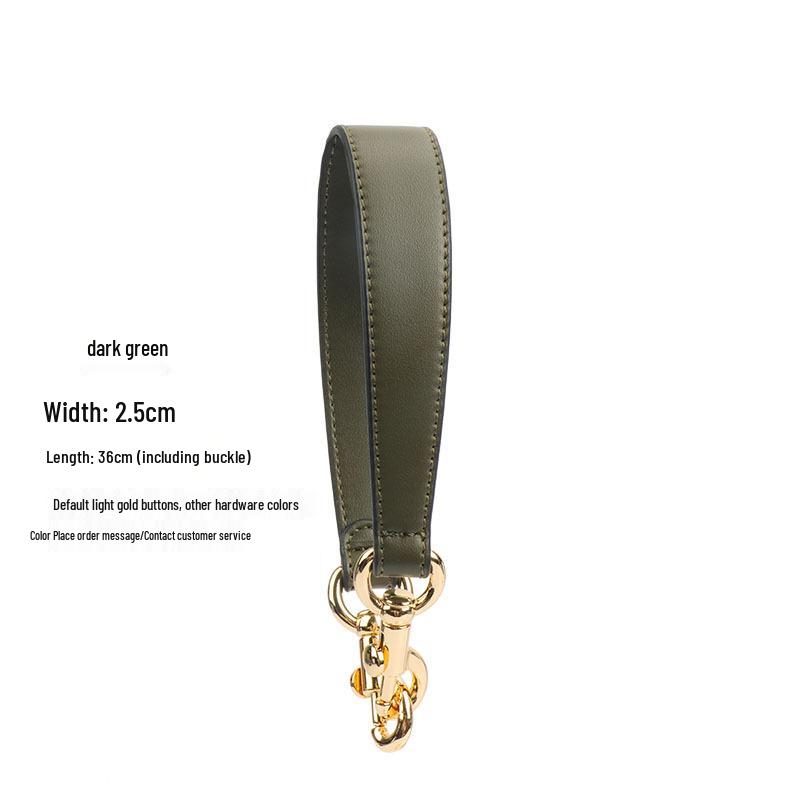 Black PU Handbag Replacement Strap: Women's Underarm Bag, Short Single Shoulder Handle, Trendy Plain Design