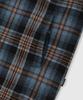 Lemain Second Oversized Flannel Pocket Check Hooded Jacket [Indie Blue]