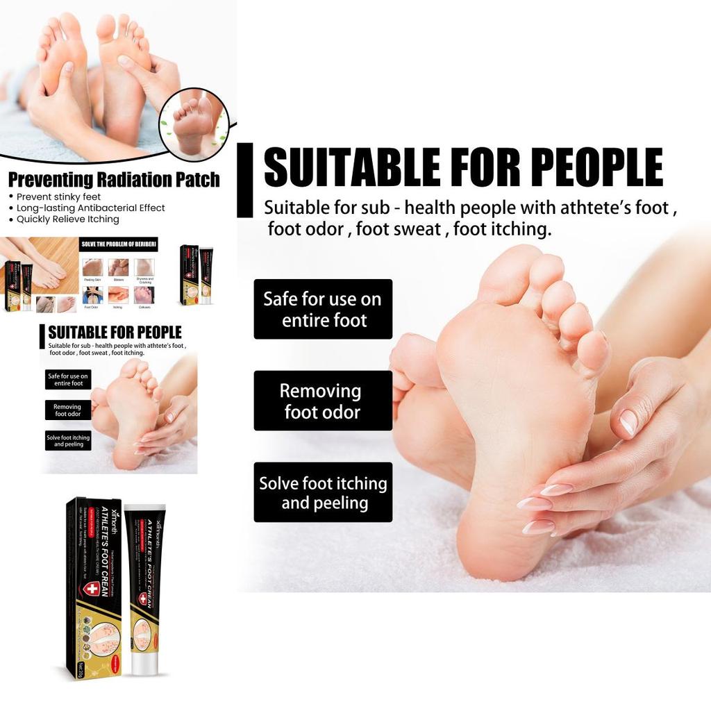 Ximonth Foot Odor Removal Cream With Soothing Formula For Itchy And Dry Skin Care