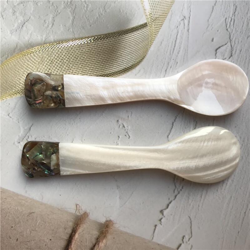 ZISIZ Seashell Decorative Spoon Set