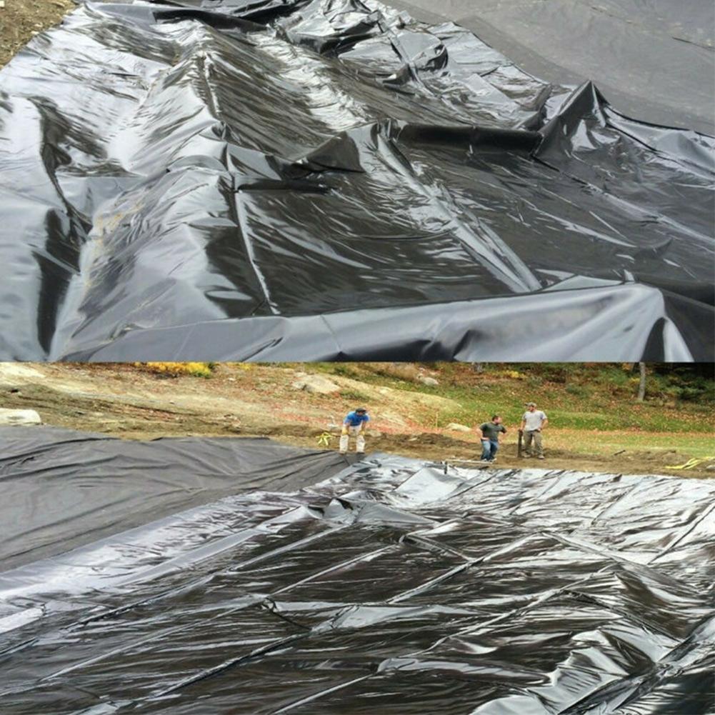 Waterproof Black Liner Film Fish Pond Liner HDPE Membrane Reinforced Gardens Pools Landscaping