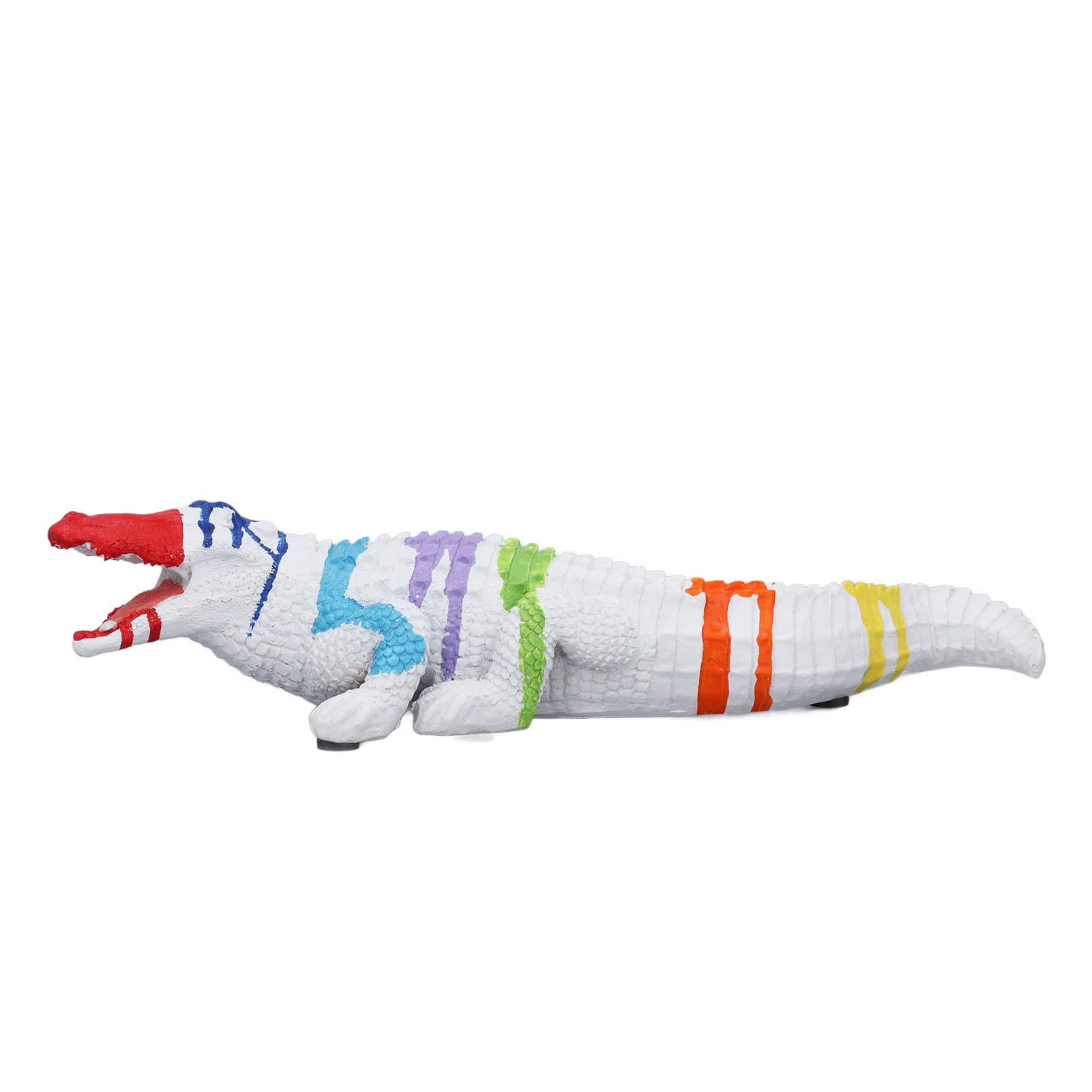 

Статуэтка рептилии из смолы, устойчивая к УФ-лучам, реалистичная, декоративная скульптура животного, украшение для стола, сада