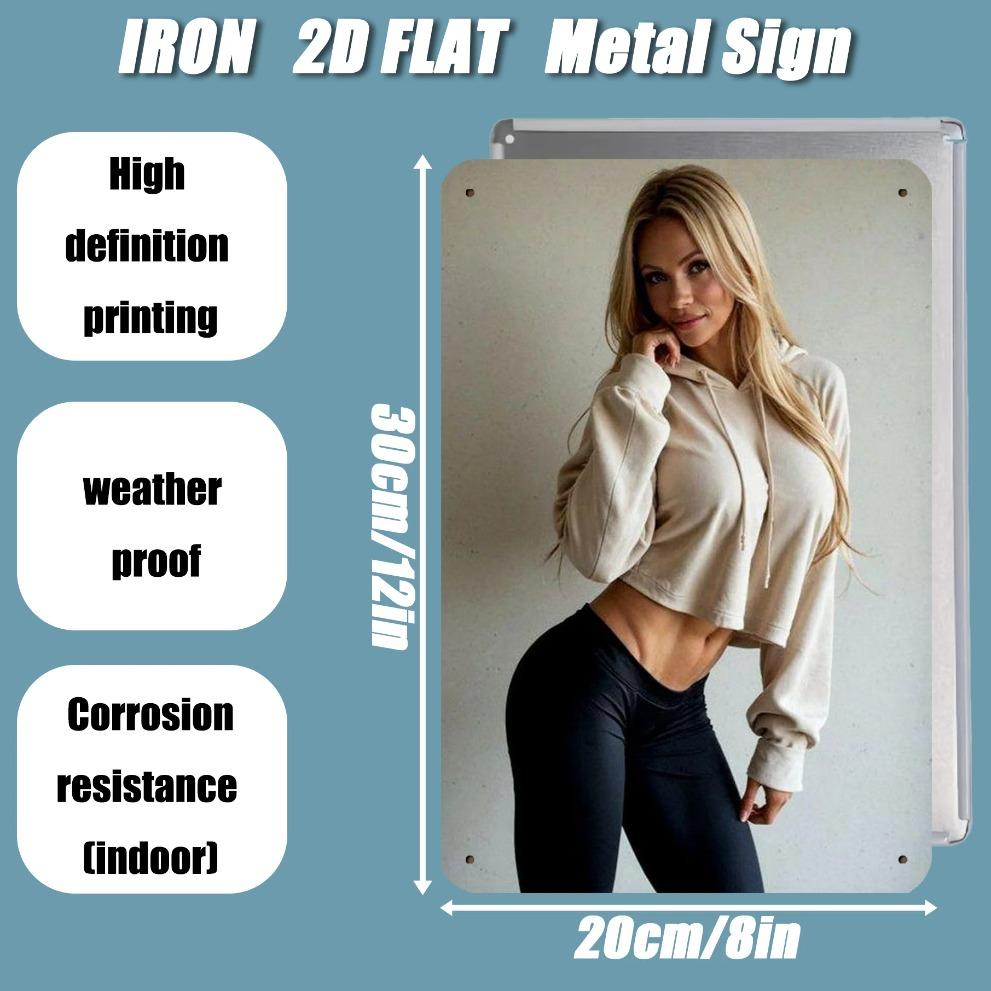 Vintage Retro Tin Metal Sign Wall Art 8x12 Inch, Home Bar Cafe Room Decor Iron Tin Sign