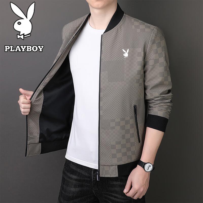 PLAYBOY Men's Spring Autumn Casual Jacket