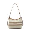 Striped Knitted Woven Bag Women's Summer New Fashion Niche Messenger Seaside Vacation Beach Bag