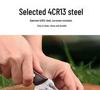 Mongolian Multifunctional Outdoor Knife: High-Hardness Boning & Meat Cutting Tool for Wilderness, Household, and Fruit Use.