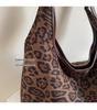 Damen Umhängetasche mit Leopardenmuster - Große Kapazität, vielseitig, strukturierte Schultertasche für Arbeit und Pendeln