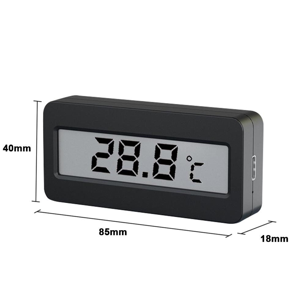 Aquarium-Temperaturmessgerät, hochpräzises Aquarium-Thermometer mit großem LCD-Display und Alarm