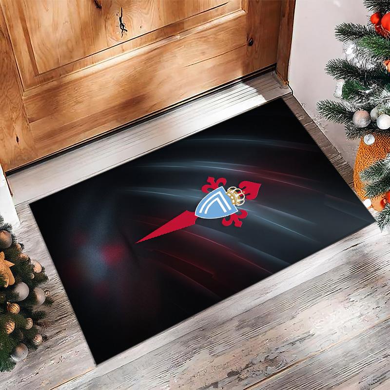 Celta Vigo FC Soccer Football Pattern Soft Area Rug Non Slip Indoor Floor Carpet Sports Decor Mat for Bedroom