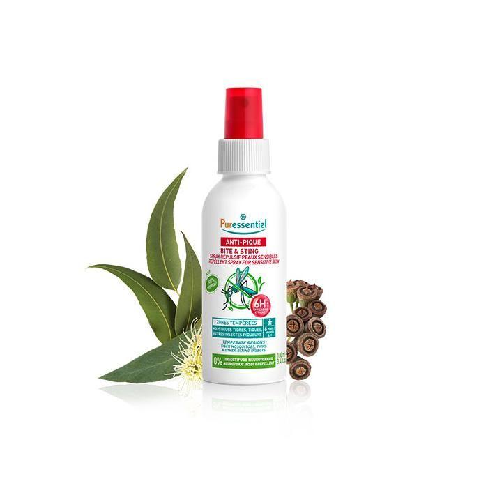 Puressentiel Anti-Pique Spray Répulsif Peaux Sensibles 100 ml