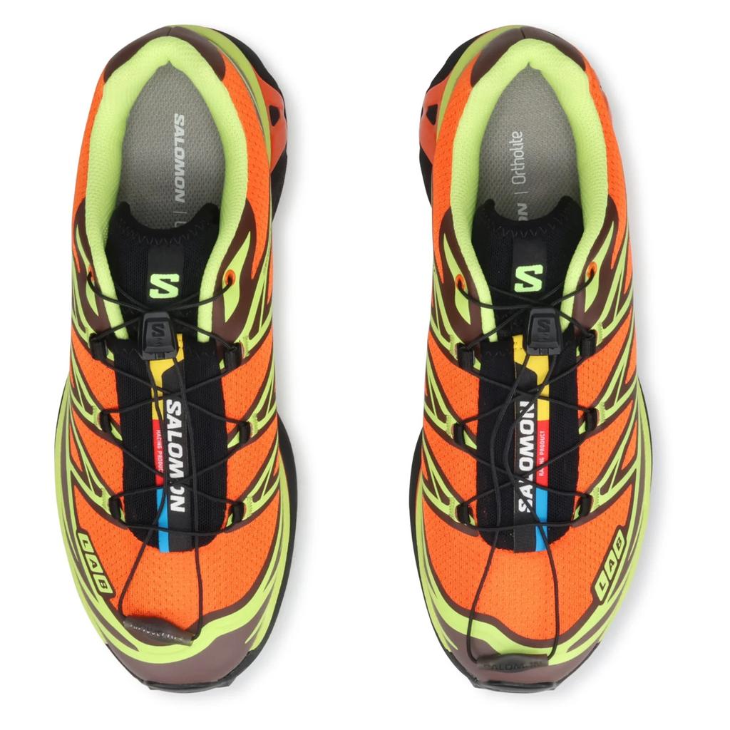 L47869600 Salomon XT-6 Red Orange Sharp Green Black (Men's)