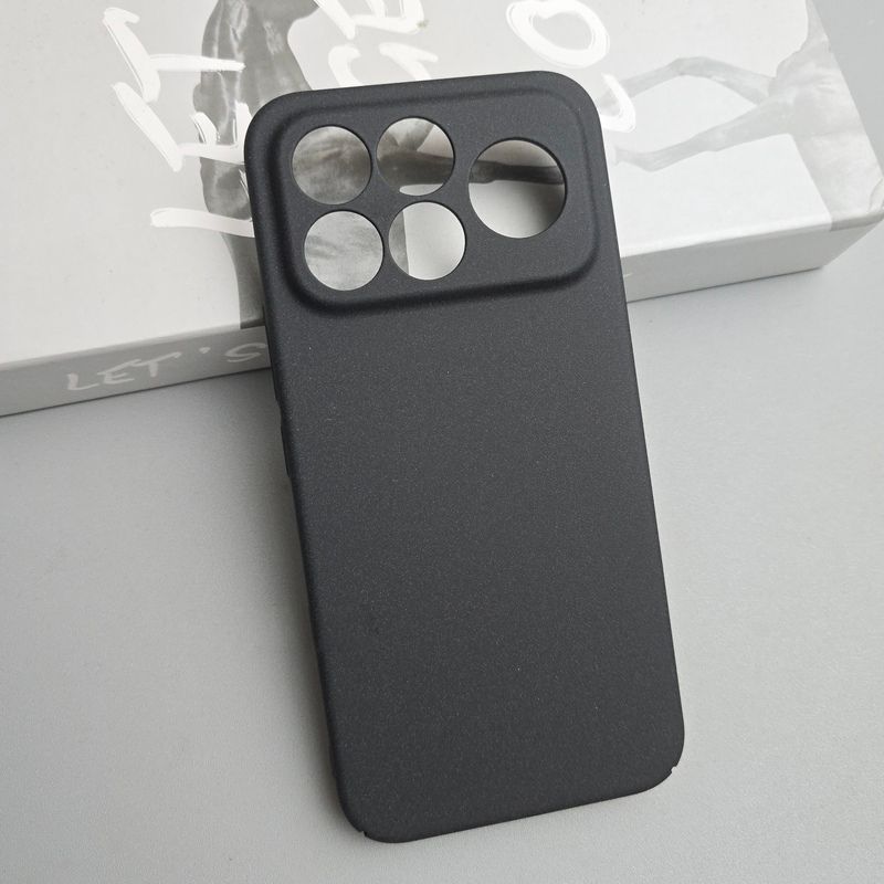 Dla POCO F9 Ultra Matowa Osłona z Twardego PC o Fakturze Piaskowca dla Xiaomi Redmi K100 Pro Max Matowy Zderzak Odporne na Wstrząsy Etui Ultra cienkie