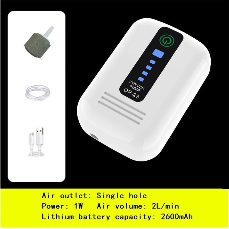 70H/40H Rechargeable Aquarium Oxygen Air Pump USB Ultra Silent Fishing Outdoor Oxygen Pump