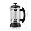Plunger Pot Coffee Maker Stainless Steel Strainer Glass MultiFunction Tea Press