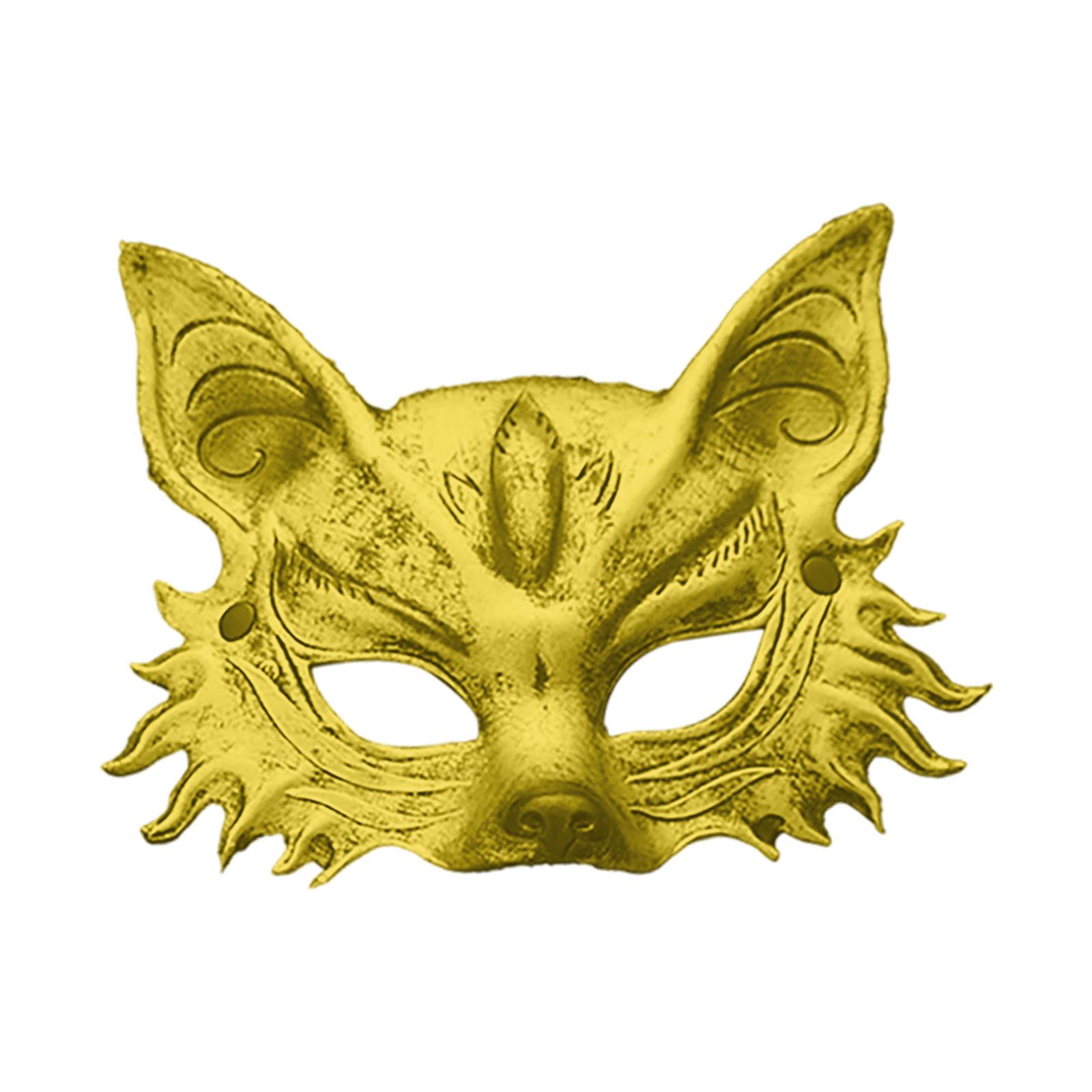 

Маска оборотня, Косплей Аниме Вечеринка Половина Костюма One Size золотой