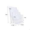 Acrylic Brochure Holder Display Stand Gifts Document Paper Literature Magazine