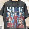 Camiseta de Sue Sylvester, Camiseta para Fans de Glee, Camiseta Gráfica Estilo Bootleg Vintage de los 90, Camiseta Sue Sylvester Comfort Colors, Merchandising Retro de Serie de TV