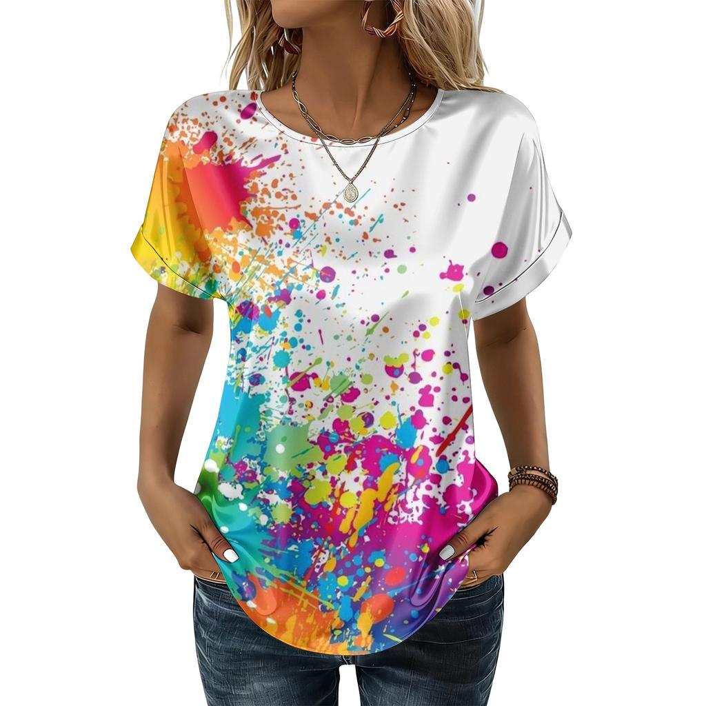 Women's Fashionable Casual Vintage Printed Top
