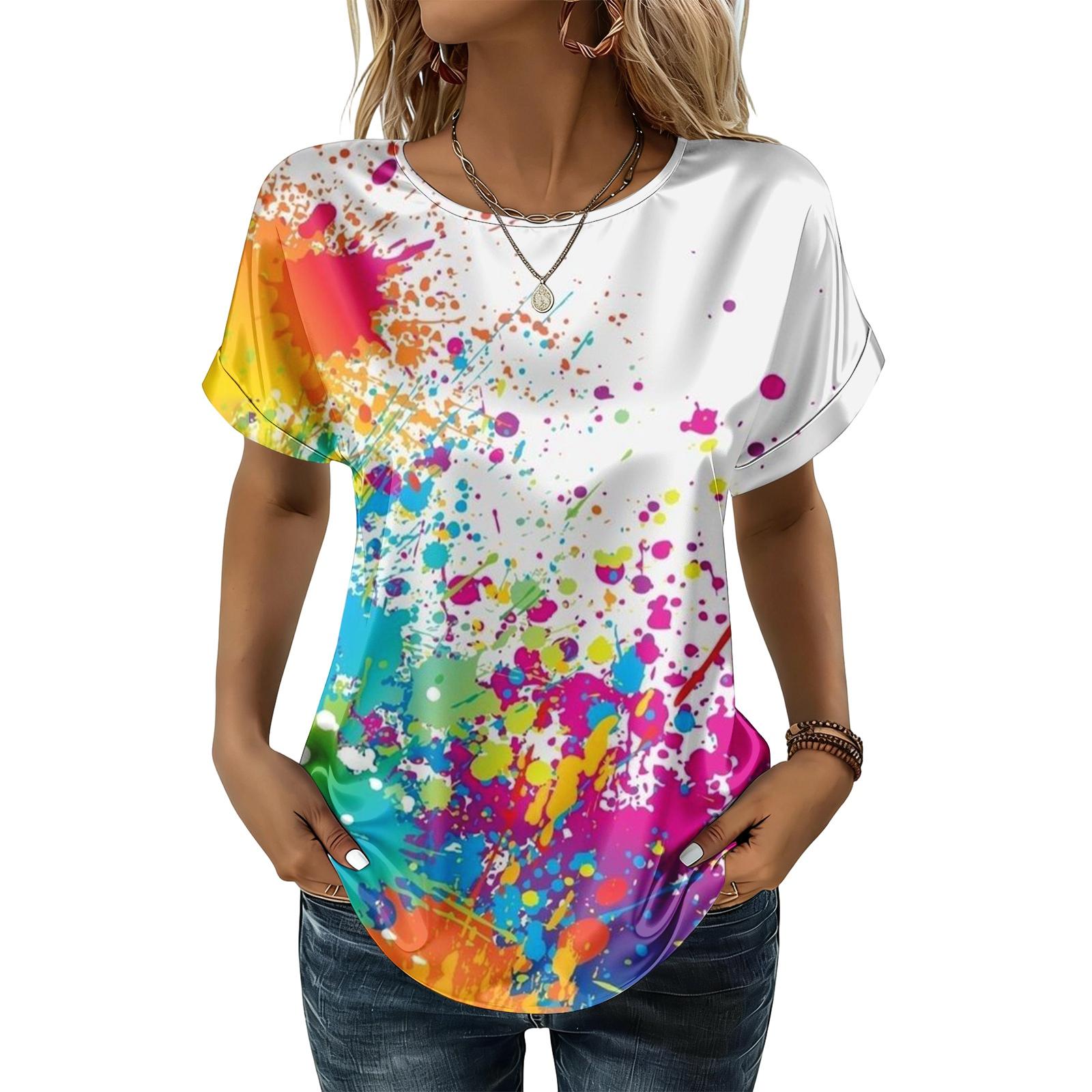 Long Sleeve Shirts for Women Womens Long Sleeve Tops Long Sleeve Tops for Women Long Sleeve T Shirt Women Floral Print Loose Fit Casual Blouse M