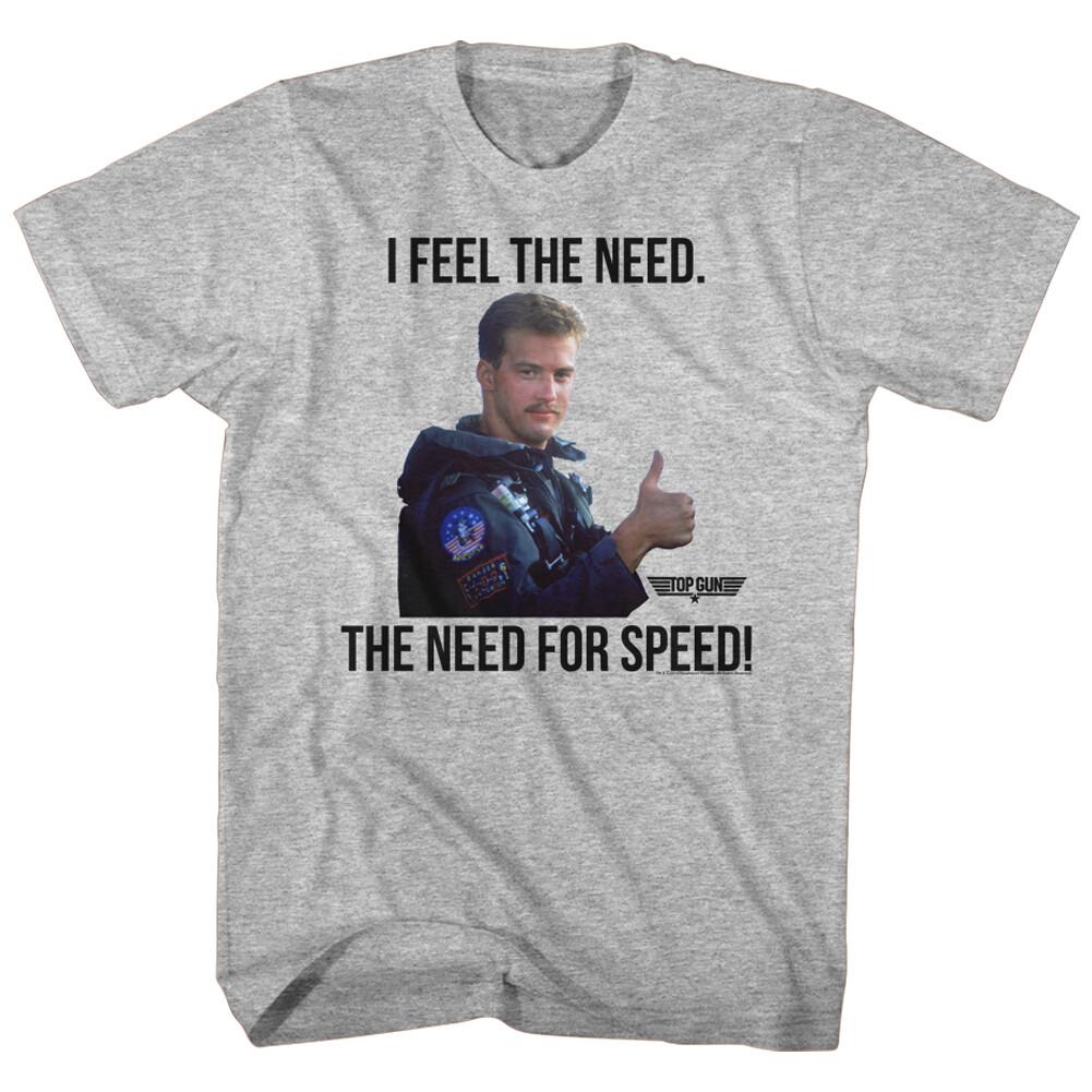 Top Gun Movie Goose I Feel The Need The Need For Speed Men T Shirt XL