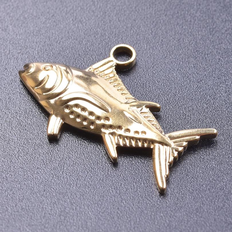 5pcs 18k Real Gold Plated Animal Pendant Stainless Steel Butterfly Charm For Jewelry Making Supplies Papillons Fuxk Men Pendants