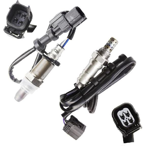 2PCS Oxygen O2 Sensor for 2007-2008 Honda Fit 1.5L Upstream + Downstream